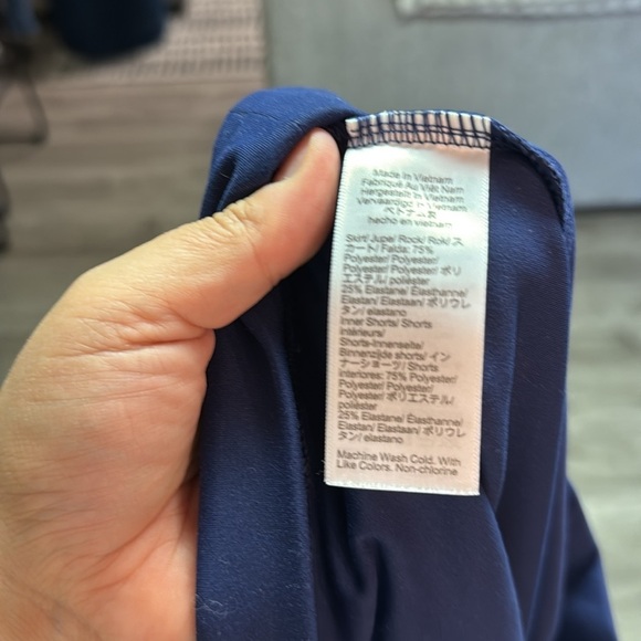 J. Crew Active navy skort with scalloped hem size XL - Picture 7 of 7